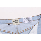 Gallery Dept Jeans hand-painted splash ink paint point matching denim trousers