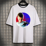 Stranger Things T Shirt Stranger Things Stranger Things Short Sleeve T-shirt Men's and Women's Loose Casual Large Size Couple Cotton Summer
