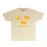 Gallery Dept T Shirt Retro Printed Loose Short-Sleeved Shirt