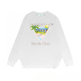 Casablanca Long sleeve T-shirt Fashion Multi-Colour Crew Neck Loose
