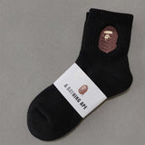 Bape Socks Male Female Medium Tall Tube