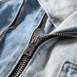 Amiri Jacket Trendamiri Ripped Slim Denim Coat Jacket