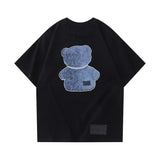 We11 Done T Shirts We11done Reflective Pearl Bear Pattern Loose Version