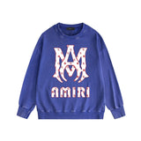 Amiri Distressed Sweatshirt Printed Trendy Pure Cotton