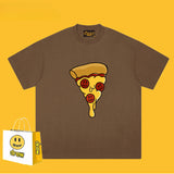 Drew T Shirts Pizza Smiley T-shirt