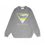 Casablanca Long sleeve T-shirt Fashion Multi-Colour Crew Neck Loose