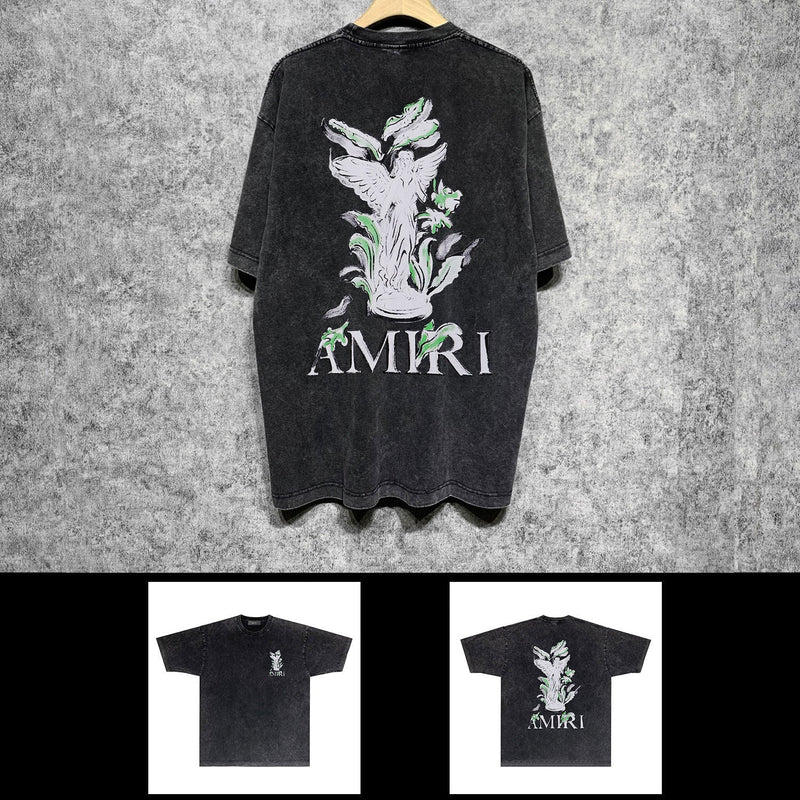 Amiri washed t-shirt angel short sleeve