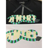 Amiri T Shirts Fashion Print Couple High Street