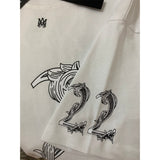 Amiri T Shirts Fashion Print Couple High Street