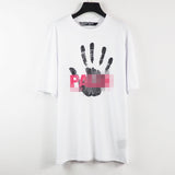 Palm Angels T Shirts Angel Letter Palm Print Short Sleeve T-shirt Loose round Neck