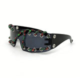 Trendy punk glasses retro