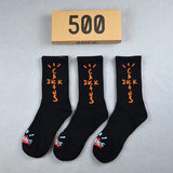 Men socks graffiti letter cotton socks