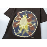 Travis Scott T Shirts Cactus Jack x Utopia Tour Utopia joint short sleeve