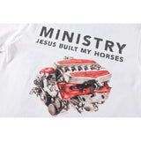Mens Vintage T-Shirts Cotton Short Sleeve Casual