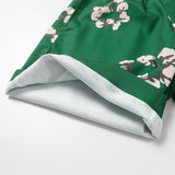 Denim Tears Shorts Yellow flower woven