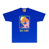 Gallery Dept T Shirt Retro Printed Loose Short-Sleeved Shirt