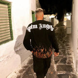 Palm Angels T Shirts Long Sleeve T-shirt Men and Women Loose Long Sleeve Jacket