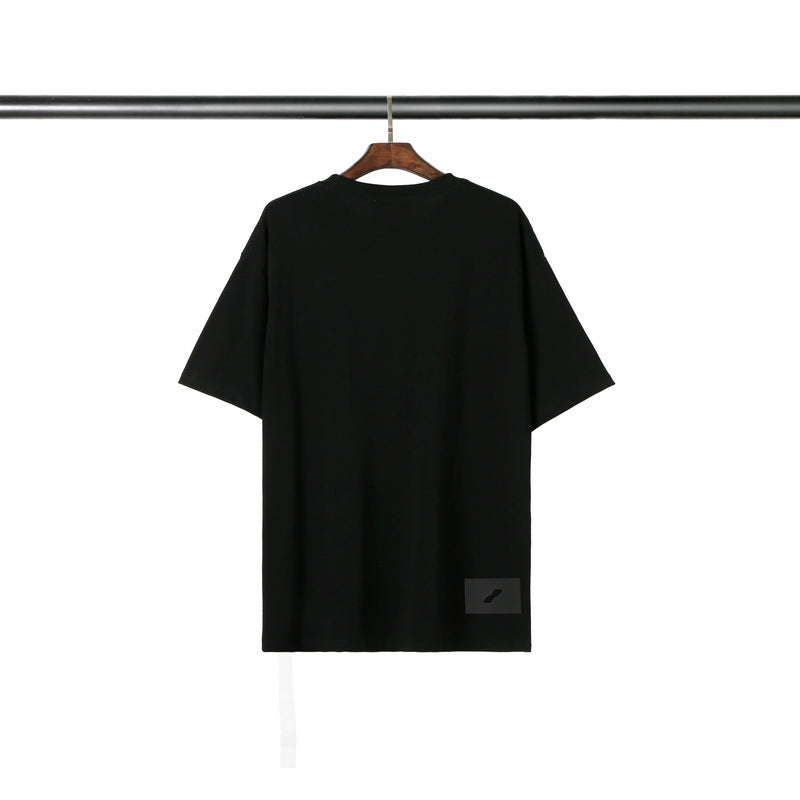 We11 Done T Shirts Well Done Printed Loose All-Match Reflective T-shirt