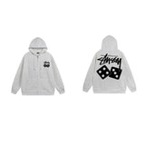 Stussy Hoodie Zip-Up Cardigan Fleece Hooded Sweater