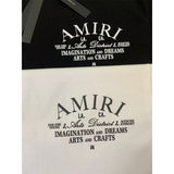 Amiri T Shirts Fashion Print Couple High Street