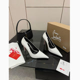 Louboutin-style red bottom shoes fashion style gridsclelegant test empty red bottom nude pink high heels.cm pointed toe sandals