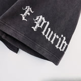 Godspeed Shorts Summer GOD Printed Letter Pattern Casual Loose Shorts