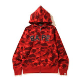 Shark Print Hoodie Men'S Sports Camouflage Embroidered Letter Hooded Sweater Coat