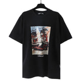 Palm Angels T Shirts Dice and Snake Print Short Sleeve T-Shirt