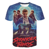 Stranger Things T Shirt 3D Printed Crew Neck T-shirt