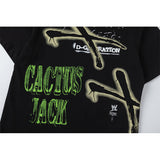 Travis Scott T Shirts x WWE SS25 Cockroach DX short-sleeved T-shirt