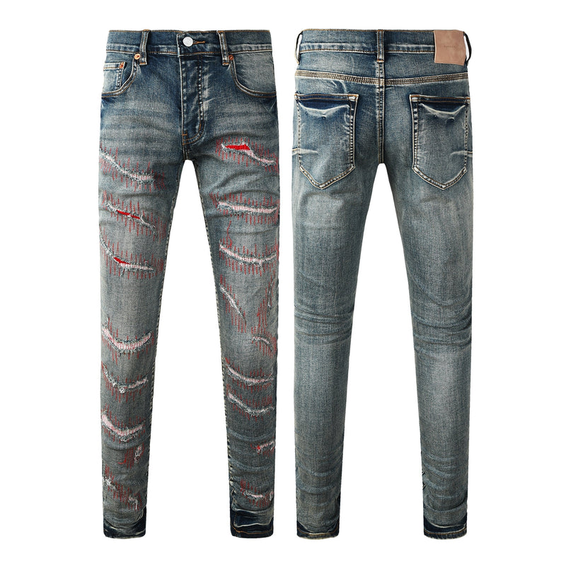 Purple Brand Jeans High Street Distressed#9114