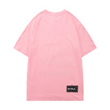 We11 Done T Shirts Color Letter Print Loose Large Size Men and Women Same Style