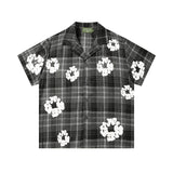 Denim Tears Shirt Kapok Plaid Short Sleeve Shirt