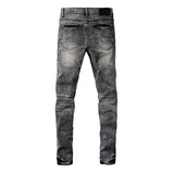 Purple Brand Jeans Pure Cotton High Street Trend #9105