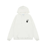 OFF WHITE Hoodie Trendy Street Style Personalized Cotton