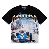 Godspeed T Shirts Beach Road Racing Printed Cotton Casual Short Sleeves Men and Women