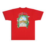 Casablanca T Shirts Fashion Print Street