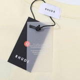 Rhude T Shirt Micro Label Yacht Print Short Sleeve T-Shirt