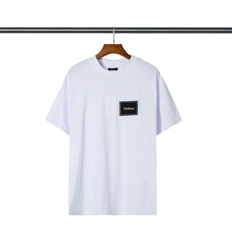 We11 Done T Shirts Reflective Summer Loose Couple Cotton