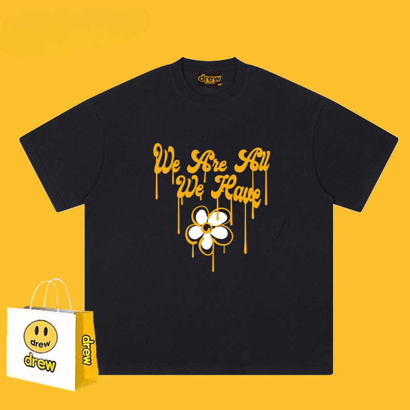 Drew T Shirts Short Sleeve Letter Print