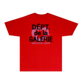 Gallery Dept T Shirt Retro Printed Loose Short-Sleeved Shirt