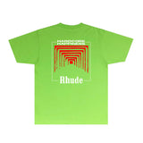 Rhude T Shirts Printed Trendy Pure Cotton