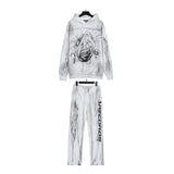 HS Hoodie And Pants Two-Piece Set