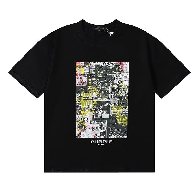 Purple Brand T Shirts Men's and women's casual tops