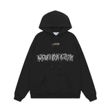 OFF WHITE Hoodie Trendy Street Style Personalized Cotton