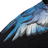 Marcelo Burlon T Shirt MB Wings Pattern Pure Cotton Men and Women Same Style