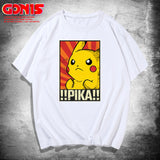 Men and Women Pokemon Pikachu T Shirt Y Detective Pikachu T-shirt