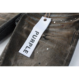 Purple Brand Jeans Pure Cotton High Street Trend #9031