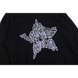 Vlone Hoodie autumn and winter big V pattern hooded sweater