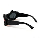 Trendy punk glasses dark gothic styley2k